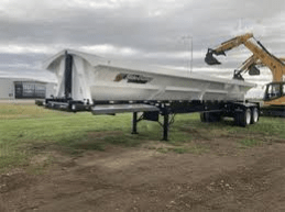 2025 Side Dump Industries Tandem axle white tub