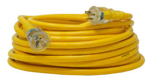 Cord, Extension 100' Yellow