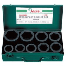 Impact Socket Drive Set, 1"